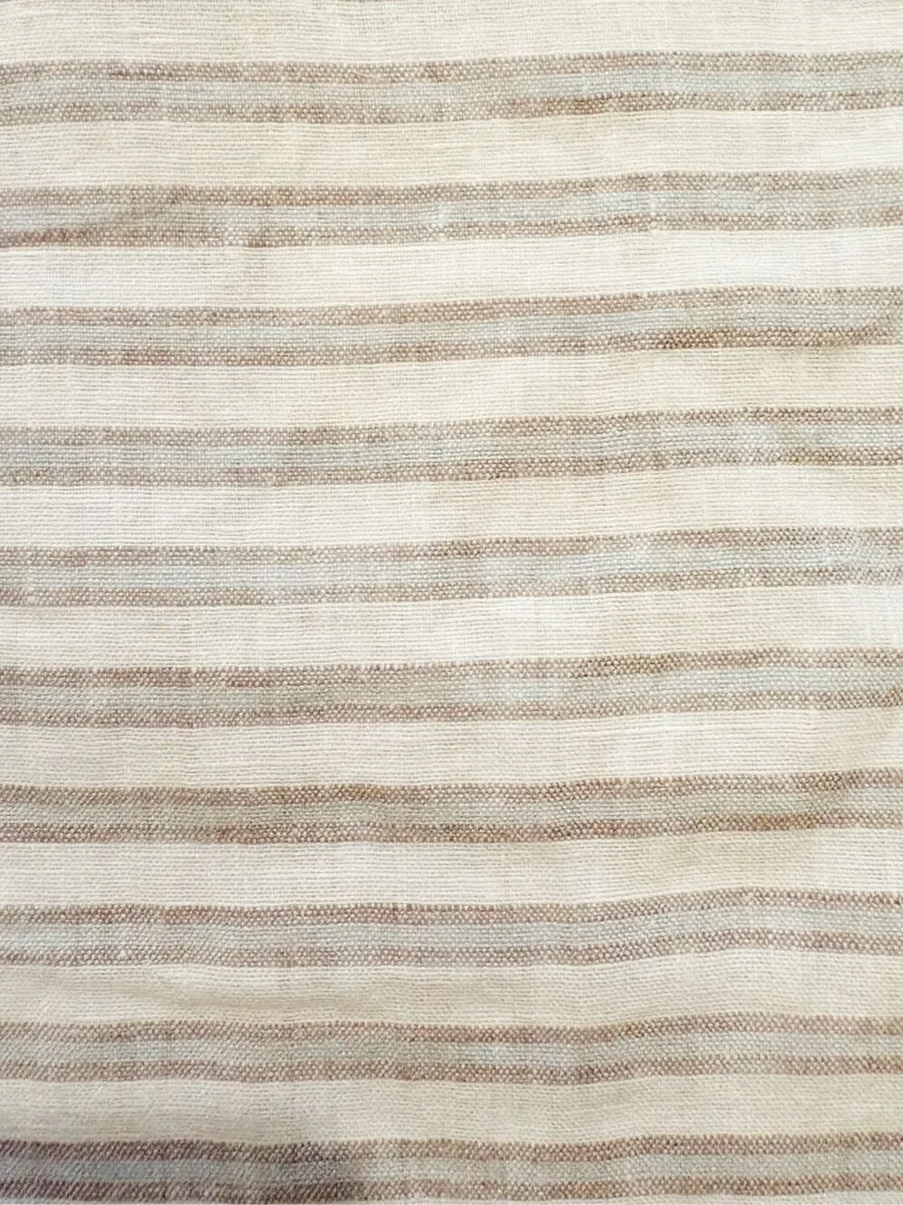 ARHAUS 100% linen European Pillow Sham Stripe